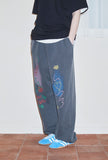 Blossom Bird Pigment Sweatpants