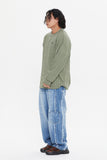 WIDE KNIT CREWNECK