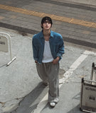 Luffy 23-embroidered wide sweatpants