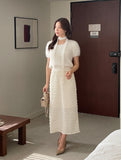 Andro Boucle Tie Knit Set