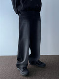 Highlight Washed Wide Black Denim