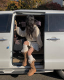 Bolt Winter Fur Platform Sole Long Boots