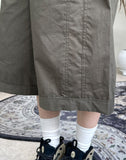 Delif cut bermuda pants