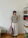 Modulo Patch Banding Wide Pants