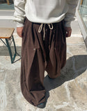 [Unisex] Turnedin Corduroy Rivet Balloon Wide Pants