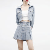 (1+1) Kelo Denim Two Piece Set