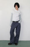 UNBAL COLLAR TEE