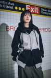 [2-WAY] Star & Sun raglan hood zip-up