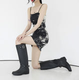 Tevina Buckle Rain Boots