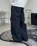 Retin Zipper Cargo Denim Pants