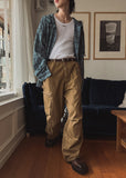 Niver stone washed cargo pants