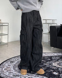 Toering non-fade denim cargo pants