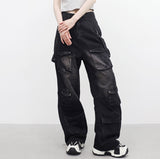 Ibian pocket strap pants