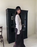 Sureden Studded Maxi Long Skirt