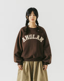 [AG.W] Applique Crop Sweat Shirt