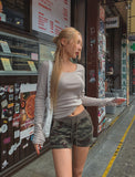[U-BASIC] Sina Slimming Basic Square Long Sleeve