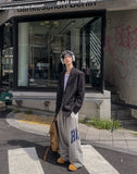 District Print Wide Sweatpants