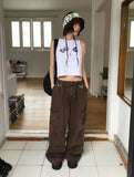 DEEP-DYED PARACHUTE PANTS