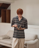 Koani Mix Crochet Short Sleeve Cardigan