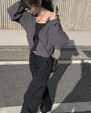 Pire Crop Hood Windbreaker Jacket