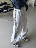 Cross string nylon pants