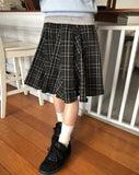 Culo Check Midi Skirt