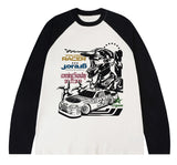 RACER Vintage Raglan Long Sleeve T-Shirt