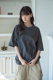 Dino Stitch Embroidered Pigment Short Sleeve Tee
