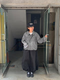 Hedel Shirring Collar Windbreaker Jumper