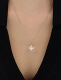 Essence Silver (W) Moissanite Bain Necklace