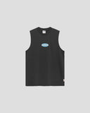 No.061 EMBROIDERED EMBLEM LOGO SLEEVELESS