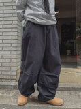 Raon Dart Non-Fade Balloon Denim Pants