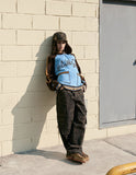Multi Pocket Washing Twill Pants