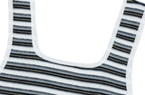 STRIPE KNIT SQUARE TOP