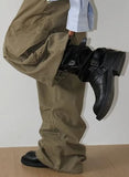 SLOUCH BUCKLE BOOTS