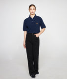 Bear Embroidery Pique Short Sleeve Tee