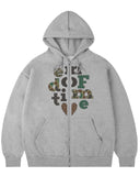 Camo END OF TIME Hood Zip-Up
