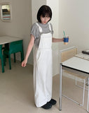 Curimi Dot Cotton Suspender Pants