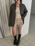 Radi Cotton Loose Fit Check Shirt