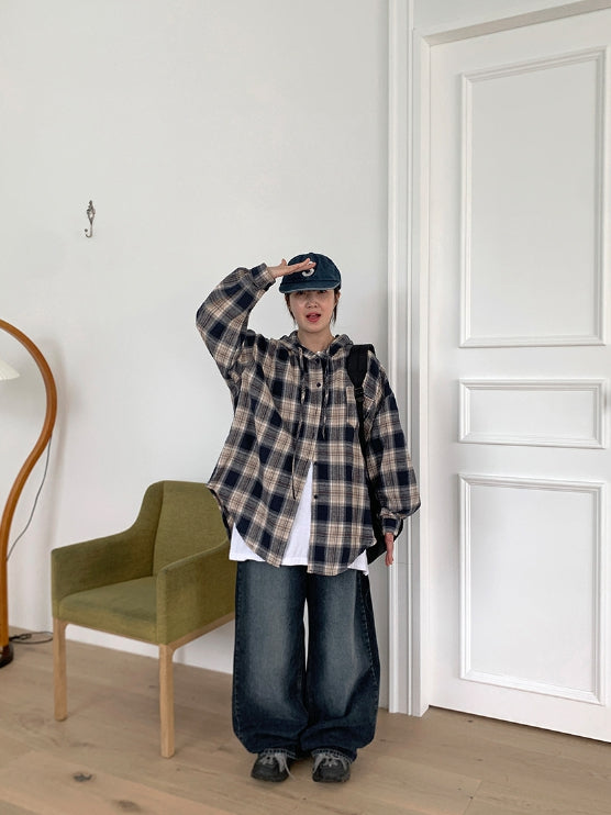 【BAON】Porui Washing Wide Denim Pants BAON (バオン) - フォルイウォッシングワイドデニムパンツ