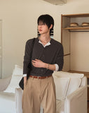Daily Ribbed Round Cardigan