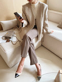 Lovet handmade half wool jacket coat
