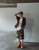 Aerin Damage Carpenter Bermuda Pants
