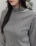 Dine Stripe Loose Polar Tee