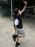 Summer Rain Nylon Hood Vest