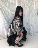 Aubeuren Frill Tiered Long Skirt