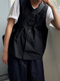 Natto Detail Pocket Vest