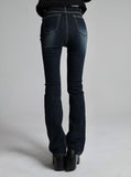 Becky deep blue denim