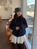 Hendrilan Layered Frill Mini Skirt