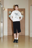 Ruffle Ribbon Crop TEE